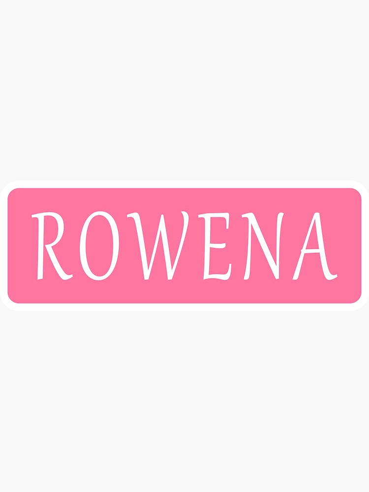 Rowena  Name Art Print