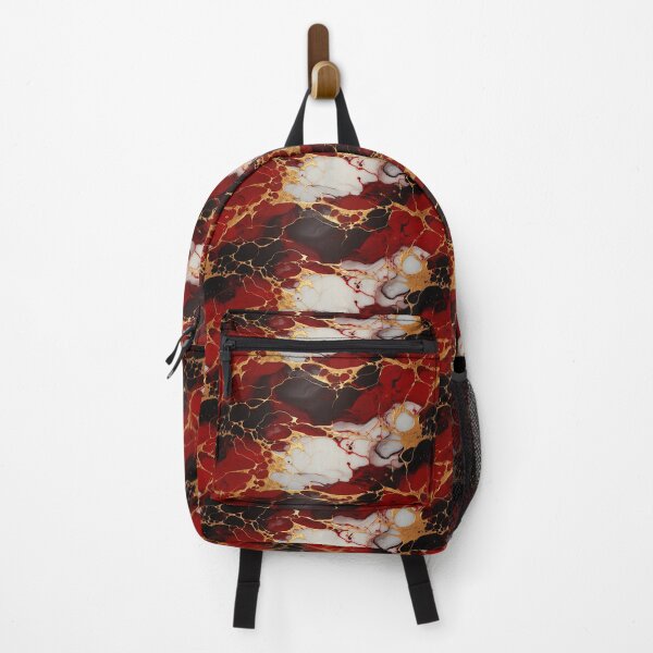 Item preview, Red White And Gold Marble designed and sold by Lumistica.