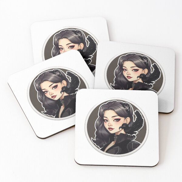 Item preview, Kpop Korean Queen Korean Princess Wearing Black designed and sold by PrincessJessieJ.