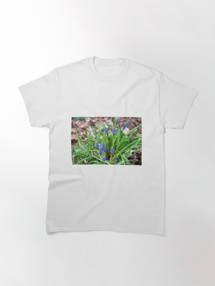 Thumbnail 3 of 7, Classic T-Shirt, Grape Hyacinth designed and sold by SiobhanFraser.