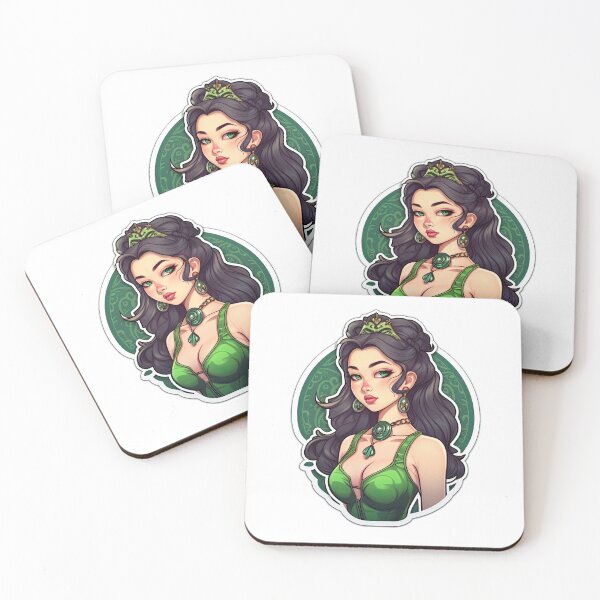 Item preview, Kpop Korean Queen Korean Princess Wearing Green designed and sold by PrincessJessieJ.