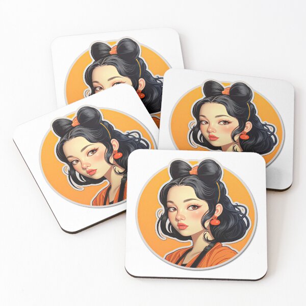 Item preview, Kpop Korean Queen Korean Princess Wearing Orange designed and sold by PrincessJessieJ.