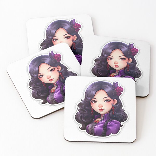 Item preview, Kpop Korean Queen Korean Princess Wearing Purple designed and sold by PrincessJessieJ.