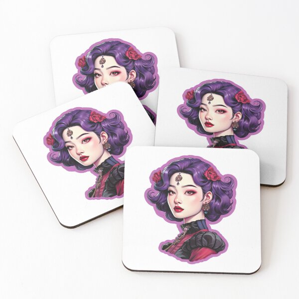 Item preview, Kpop Korean Queen Korean Princess Wearing Purple designed and sold by PrincessJessieJ.