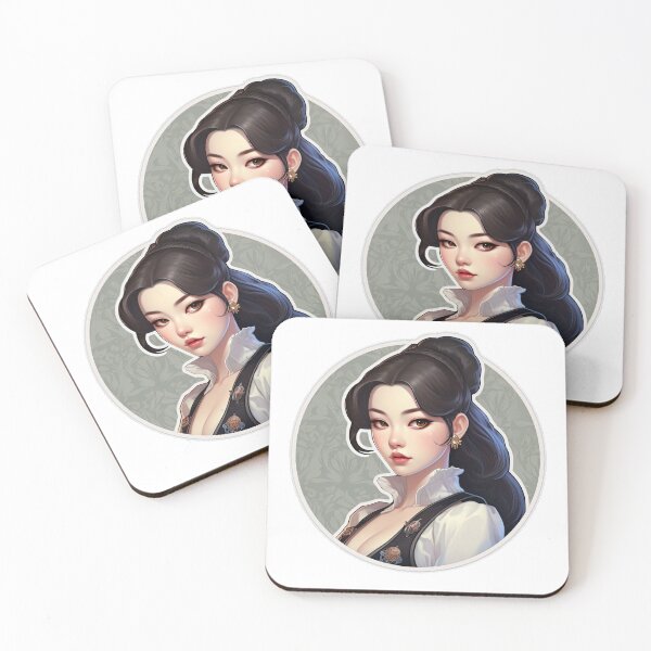 Item preview, Kpop Korean Queen Korean Princess Wearing White designed and sold by PrincessJessieJ.
