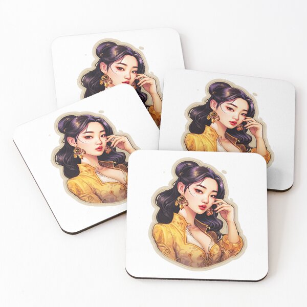 Item preview, Kpop Korean Queen Korean Princess Wearing Yellow designed and sold by PrincessJessieJ.