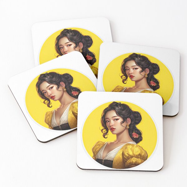 Item preview, Kpop Korean Queen Korean Princess Wearing Yellow designed and sold by PrincessJessieJ.