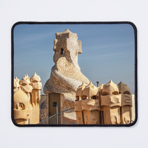 Item preview, Barcelona, Casa Mila, La Pedrera, Chimneys designed and sold by Paul Thompson Photography.