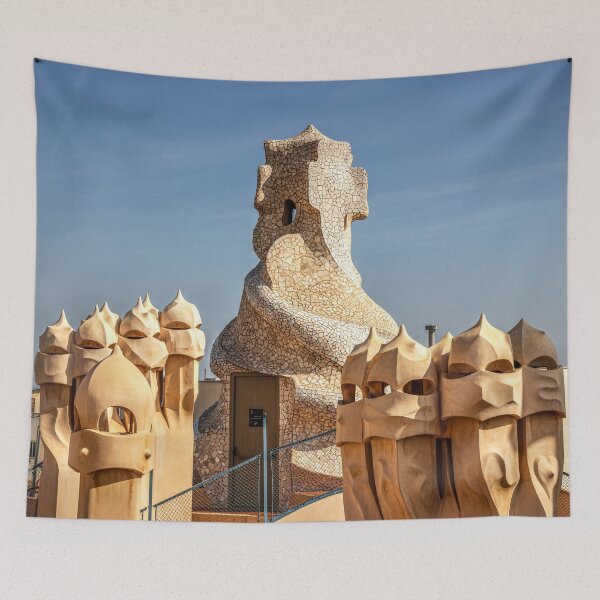 Item preview, Barcelona, Casa Mila, La Pedrera, Chimneys designed and sold by Paul Thompson Photography.
