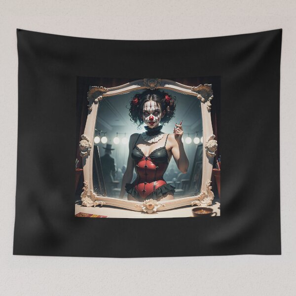 Item preview, Haunted Circus Mirror designed and sold by Shiwwa.