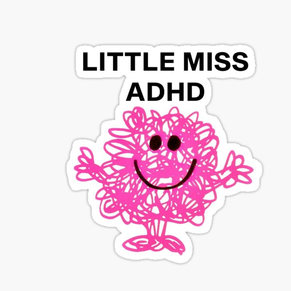 Item preview, little miss ADHD designed and sold by Carlota420.