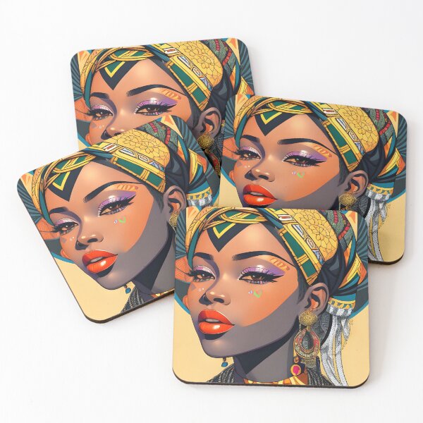 Item preview, African Beauty  Female Portrait designed and sold by SoccaTamam.