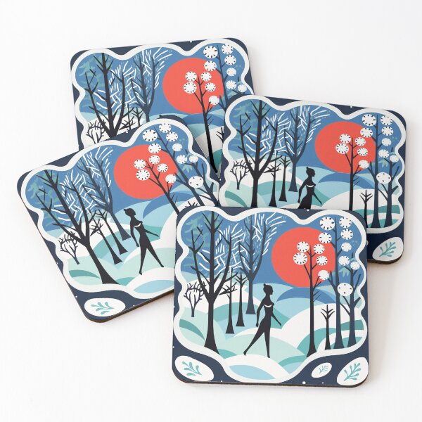 Item preview, strolling in the snow designed and sold by AI-G-I-.
