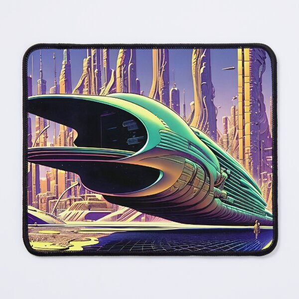 Item preview, Retro-futuristic sci-fi spaceship designed and sold by ArthurVandelay.