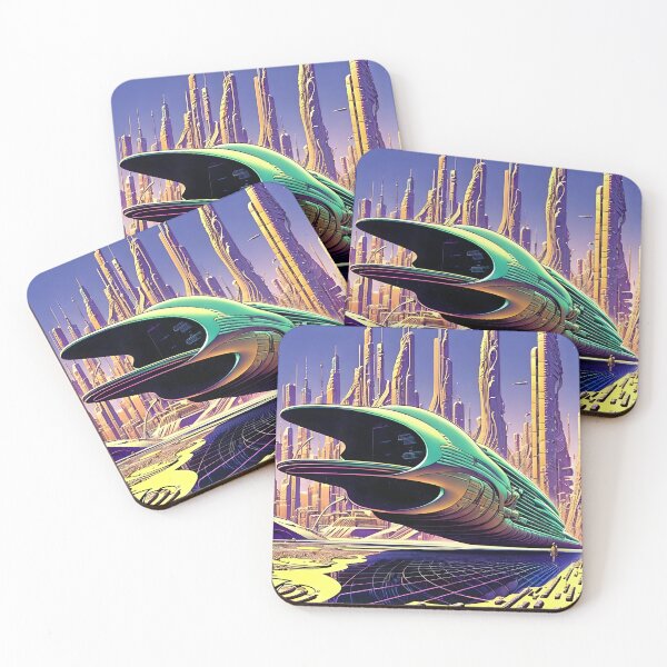 Item preview, Retro-futuristic sci-fi spaceship designed and sold by ArthurVandelay.
