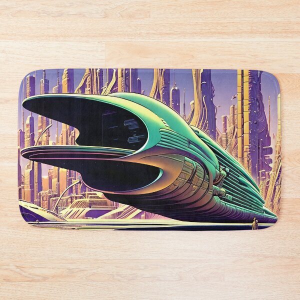 Item preview, Retro-futuristic sci-fi spaceship designed and sold by ArthurVandelay.