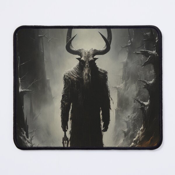 Item preview, Unique Krampus Artwork: Mythical Creature Draped in Ragged Furs designed and sold by SuperSeries.