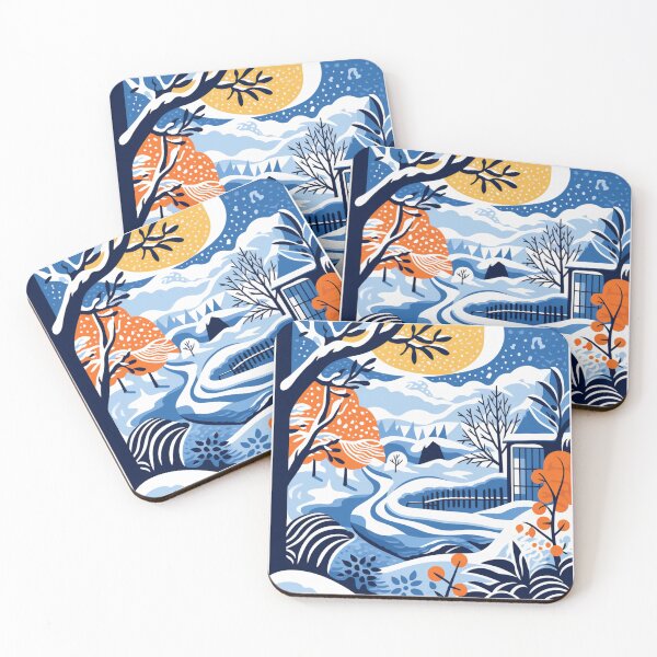 Item preview, snowy night designed and sold by AI-G-I-.