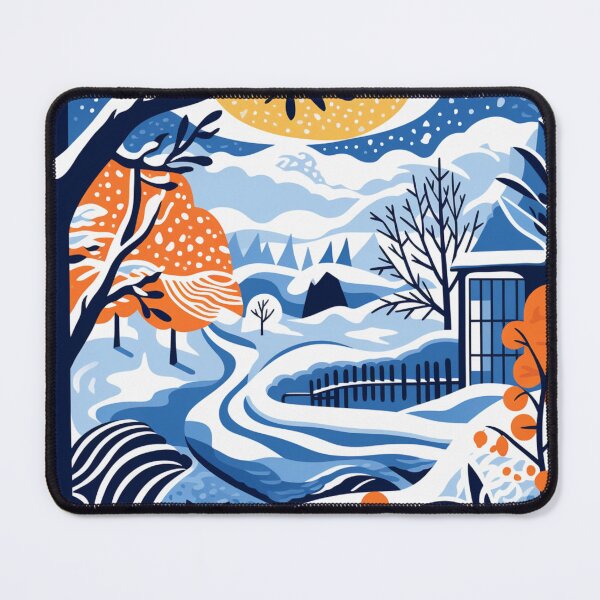 Item preview, snowy night designed and sold by AI-G-I-.