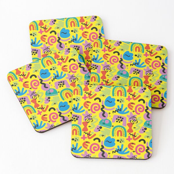 Item preview, abstract pattern, geometric shapes, wild summer designed and sold by Mauswohn.