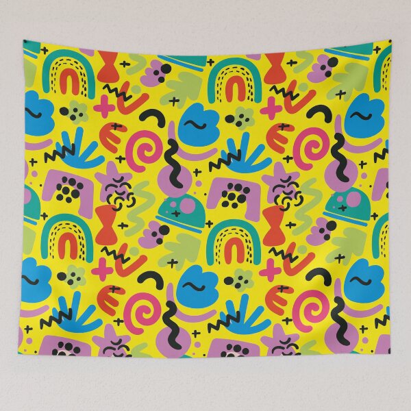 Item preview, abstract pattern, geometric shapes, wild summer designed and sold by Mauswohn.