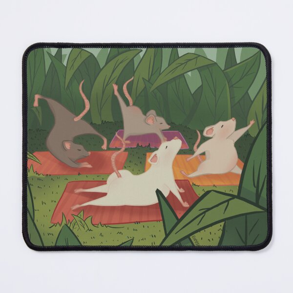 Item preview, Mice Doing Yoga designed and sold by Elenapistacho.