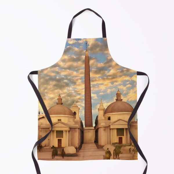 Item preview, Stylized Piazza del Popolo Rome Italy  designed and sold by Dana Roper.