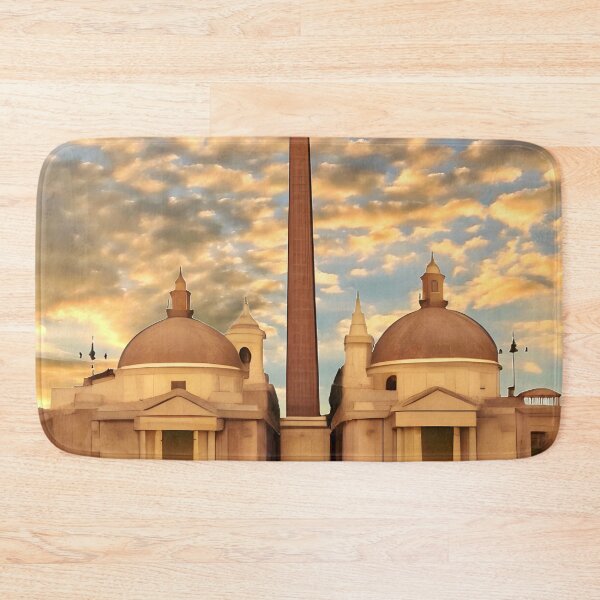 Item preview, Stylized Piazza del Popolo Rome Italy  designed and sold by Dana Roper.