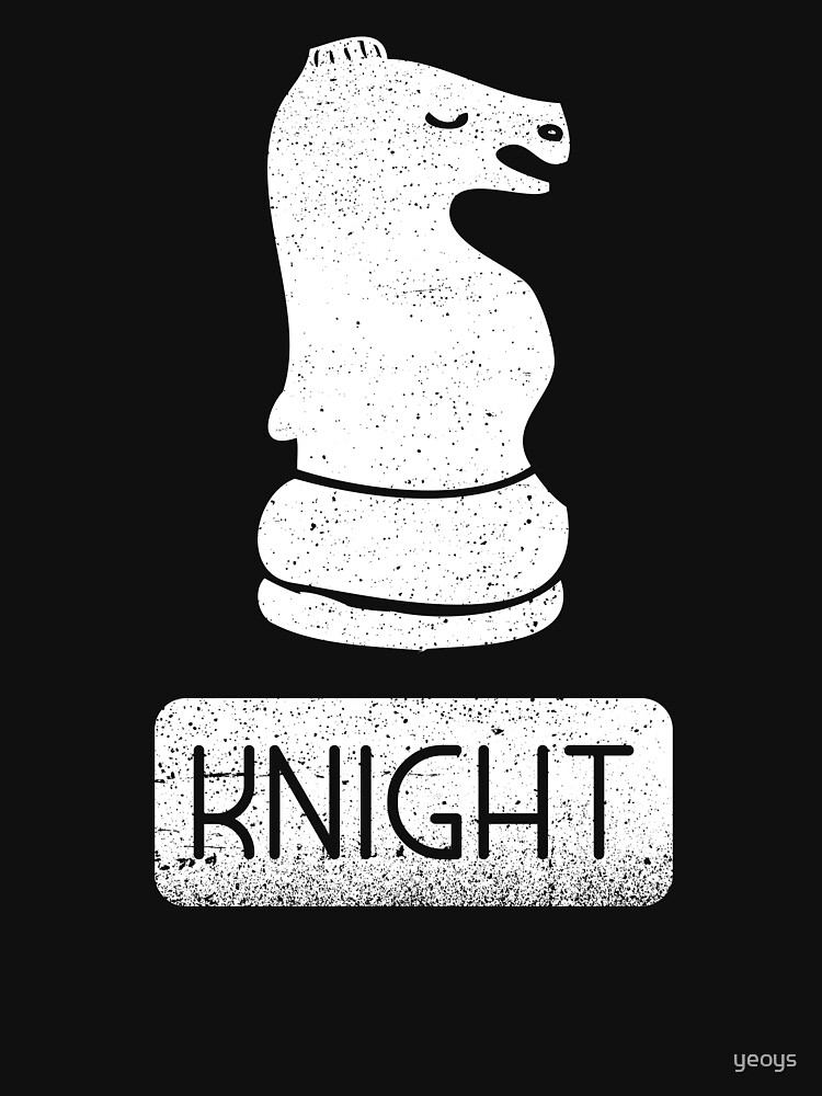 Knight Chess Piece - Cool Chess Club Gift by yeoys