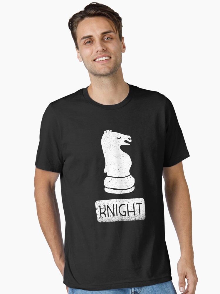 Thumbnail 1 of 7, Essential T-Shirt, Knight Chess Piece - Cool Chess Club Gift designed and sold by yeoys.