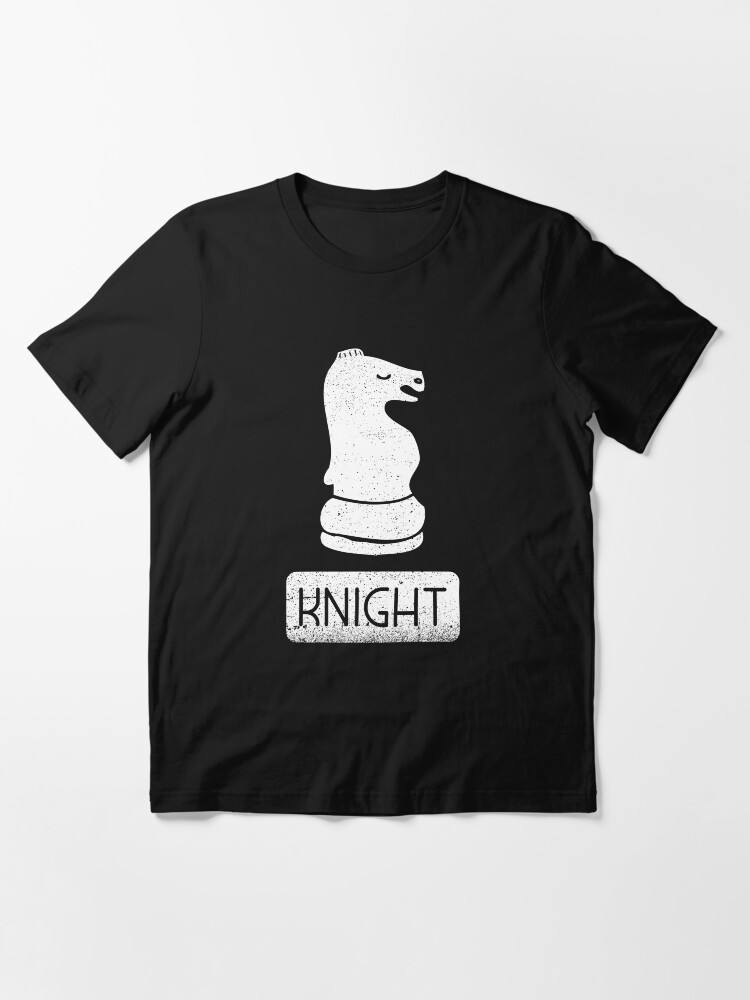 Alternate view of Knight Chess Piece - Cool Chess Club Gift Essential T-Shirt