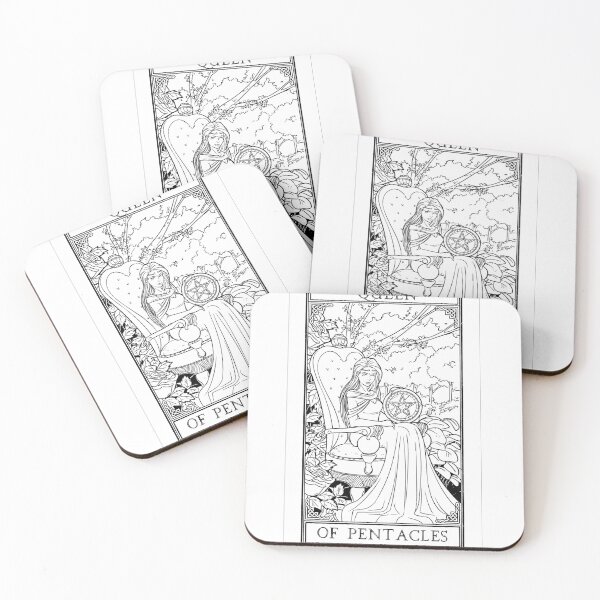 Item preview, Carrow's Tarot - Queen of Pentacles designed and sold by CarrowBrown.