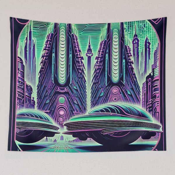 Item preview, Retro-futuristic sci-fi spaceship designed and sold by ArthurVandelay.