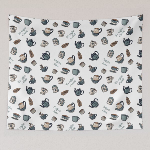 Item preview, Coffee lover pattern designed and sold by thesighshop.