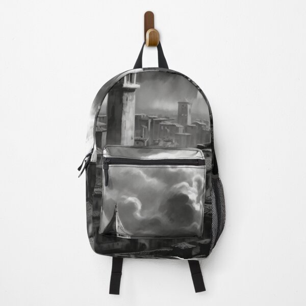 Item preview, A city with the dome of a church in black and white designed and sold by isBotStore.