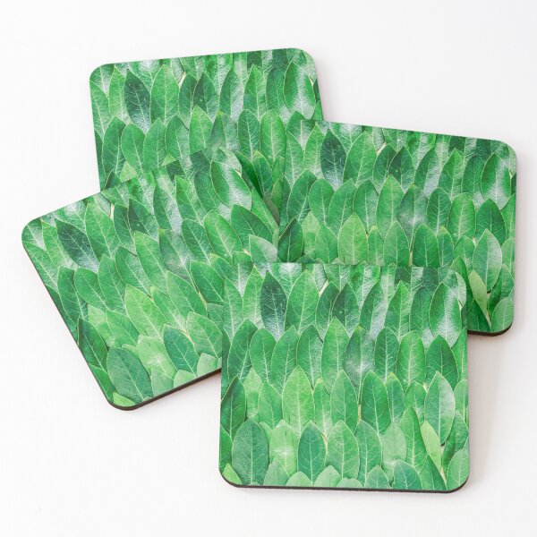 Item preview, Green Bamboo Leaves Unique Pattern designed and sold by covid50.