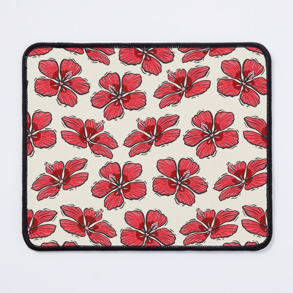 Item preview, Scarlet Rosemallow Hibiscus Flower Pattern designed and sold by JBeasleyDesigns.