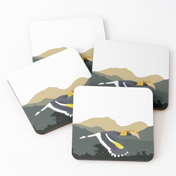 Item preview, Great Hornbill in Western Ghats designed and sold by AndrasVasasArt.