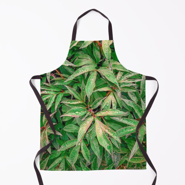 Item preview, Green Bamboo Leaves Unique Pattern designed and sold by covid50.