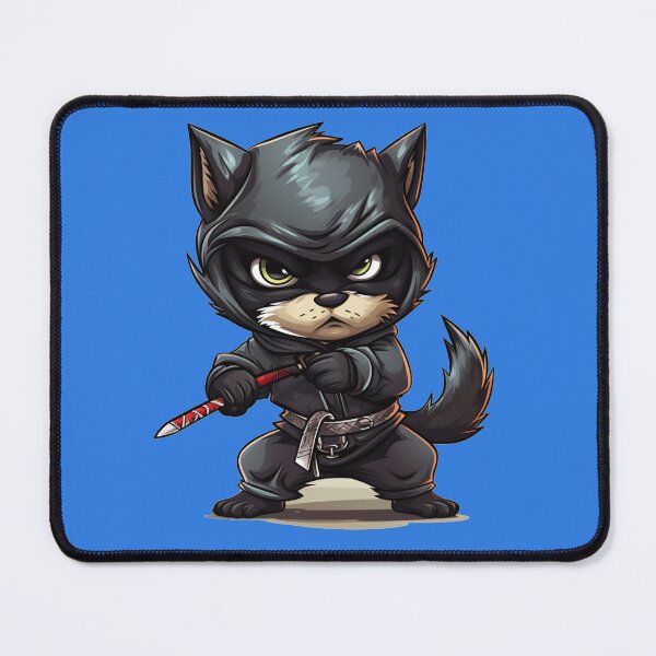 Item preview, Ninja Dog in Action designed and sold by Puristock.