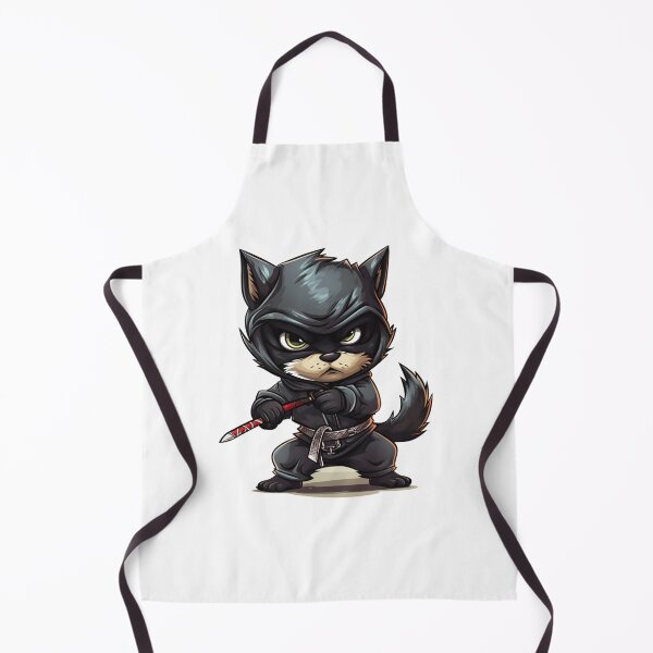 Item preview, Ninja Dog in Action designed and sold by Puristock.