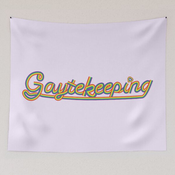 Item preview, Gaytekeeping designed and sold by CreativelyLoki.