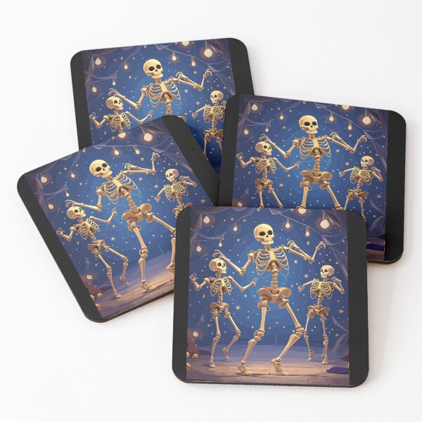Item preview, Festive Dancing Skeletons - Halloween designed and sold by urbsrepublic.