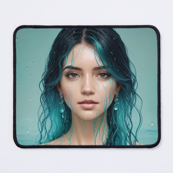 Item preview, Turquoise Water Girl - Cool Art designed and sold by joejiing.