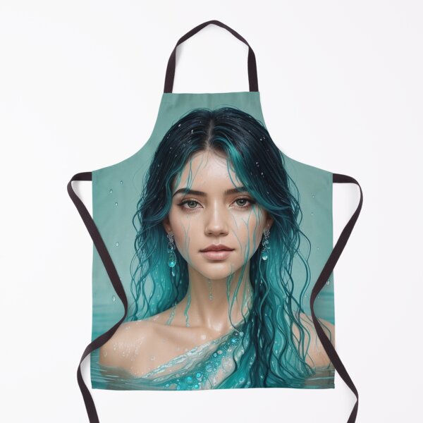 Item preview, Turquoise Water Girl - Cool Art designed and sold by joejiing.