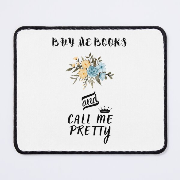 Item preview, Buy Me Books and Call me Pretty Cute with flowers designed and sold by Hohohaxi.