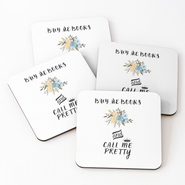 Item preview, Buy Me Books and Call me Pretty Cute with flowers designed and sold by Hohohaxi.
