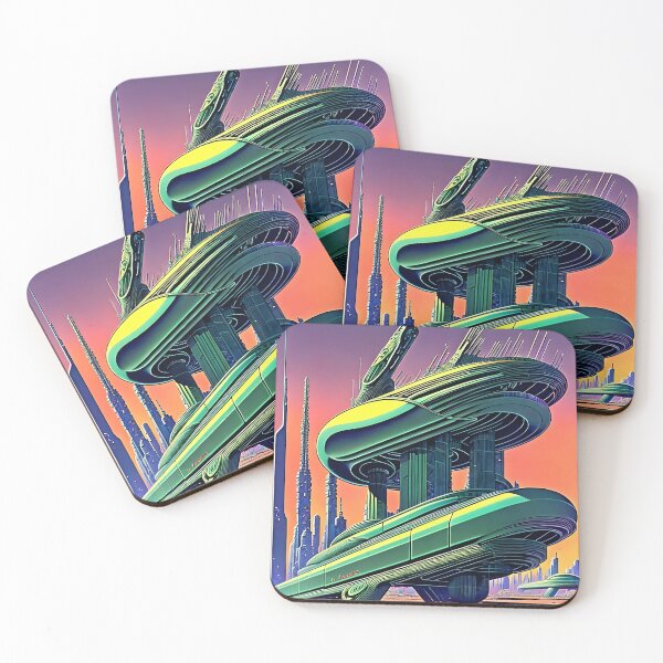 Item preview, Retro-futuristic sci-fi spaceship designed and sold by ArthurVandelay.