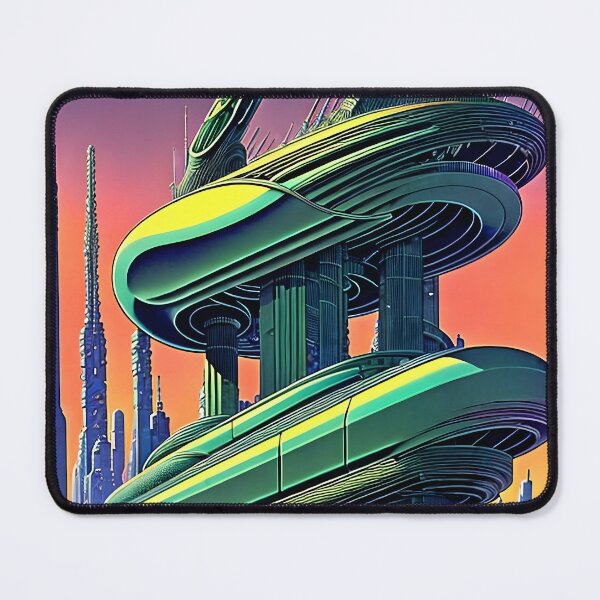 Item preview, Retro-futuristic sci-fi spaceship designed and sold by ArthurVandelay.