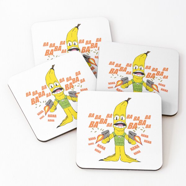 Item preview, BA! BA! NANA! Funny Military Cartoon Banana! Food Fighter! designed and sold by JonnyVsTees.
